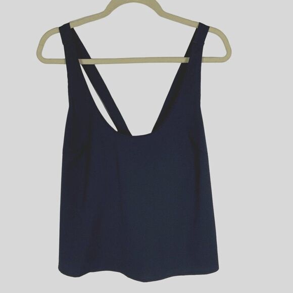 TOBI NWT Navy Blue Top, size large, 97% polyester/3% spandex - Picture 1 of 8
